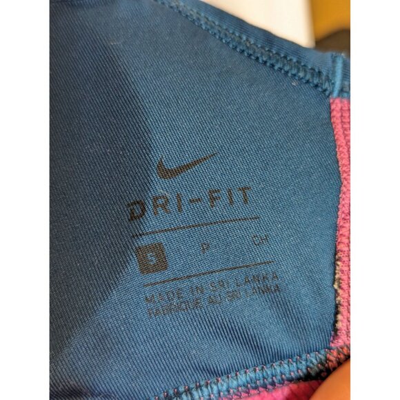 Nike Dri-Fit Indy Light Support Sports Bra With Pink Band & Criss-Cross Straps - - Picture 3 of 3